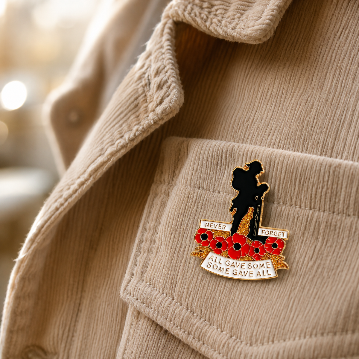 HonorVanta – Red Poppy 111th Anniversary Remembrance Brooch
