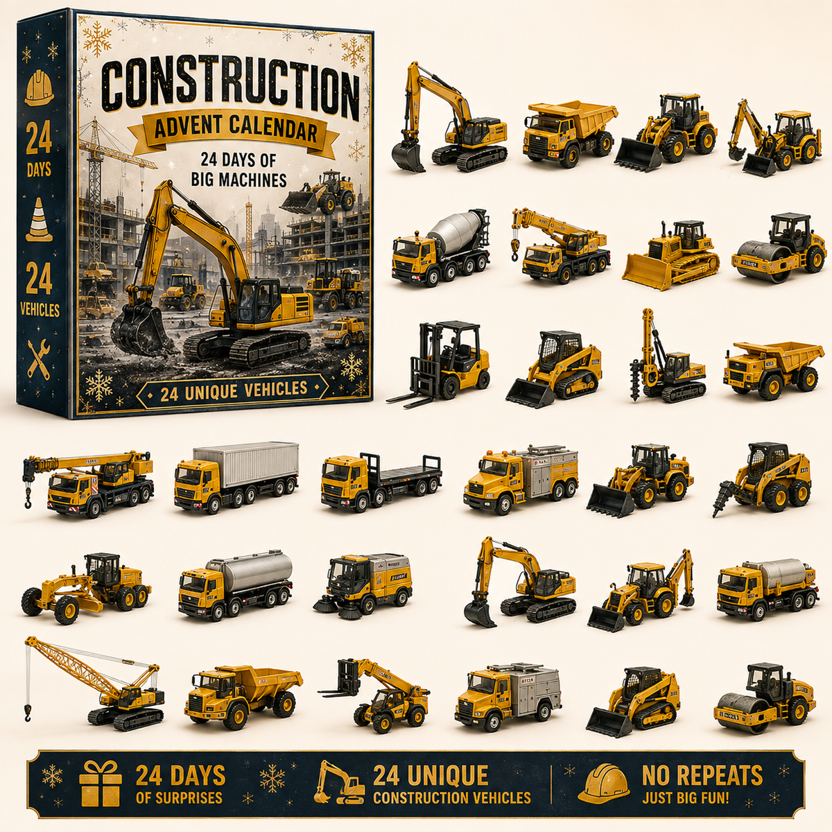 WonderWheels – 24-Day Vehicle Christmas Calendar