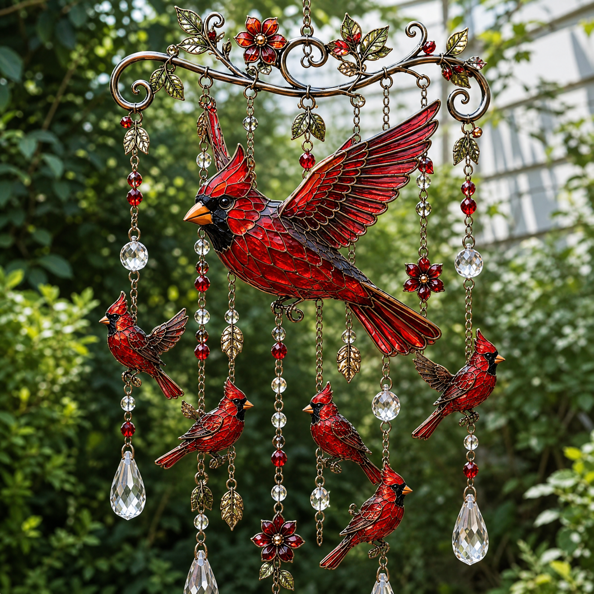 CelestiChime - Hummingbird Garden Decor