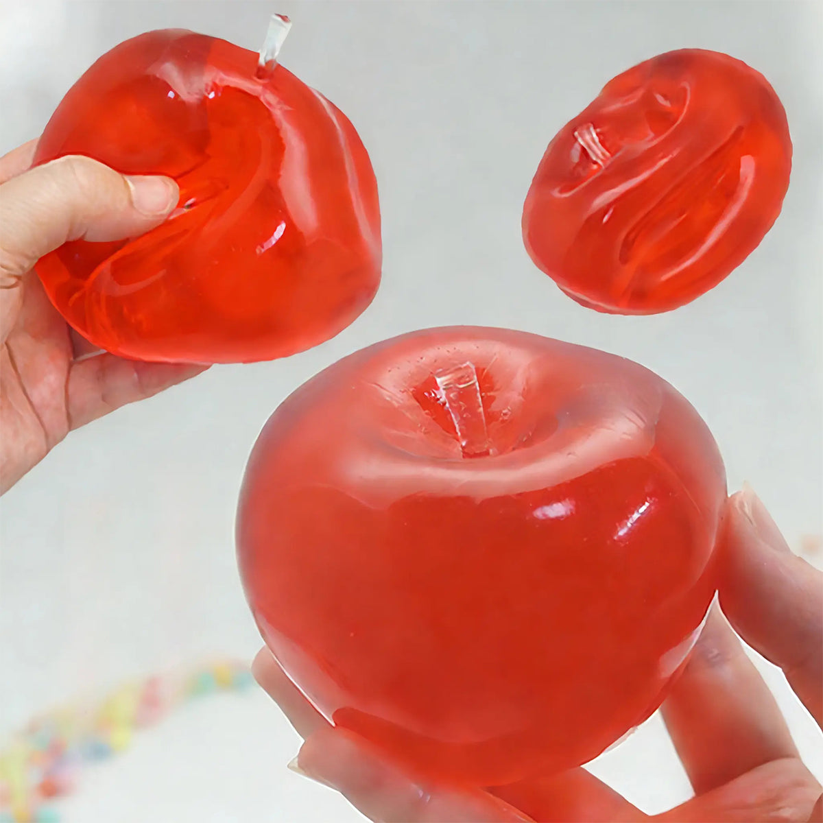 AppleEase – 8cm Slow-Rising Apple Squishy Stress Ball