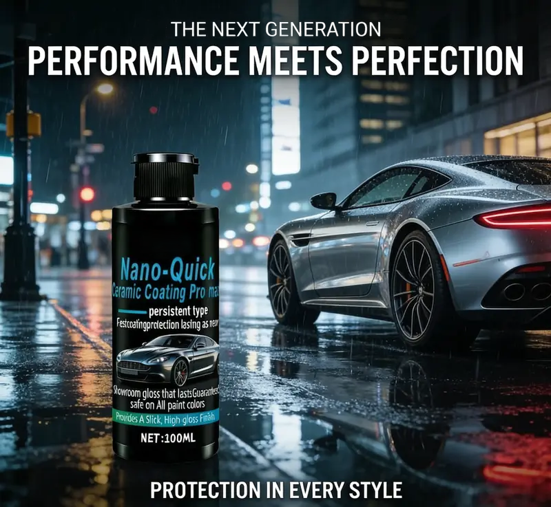 CeramiGlow – High-Gloss SiO₂ Car Ceramic Coating