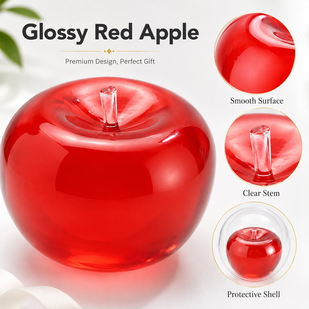 AppleEase – 8cm Slow-Rising Apple Squishy Stress Ball