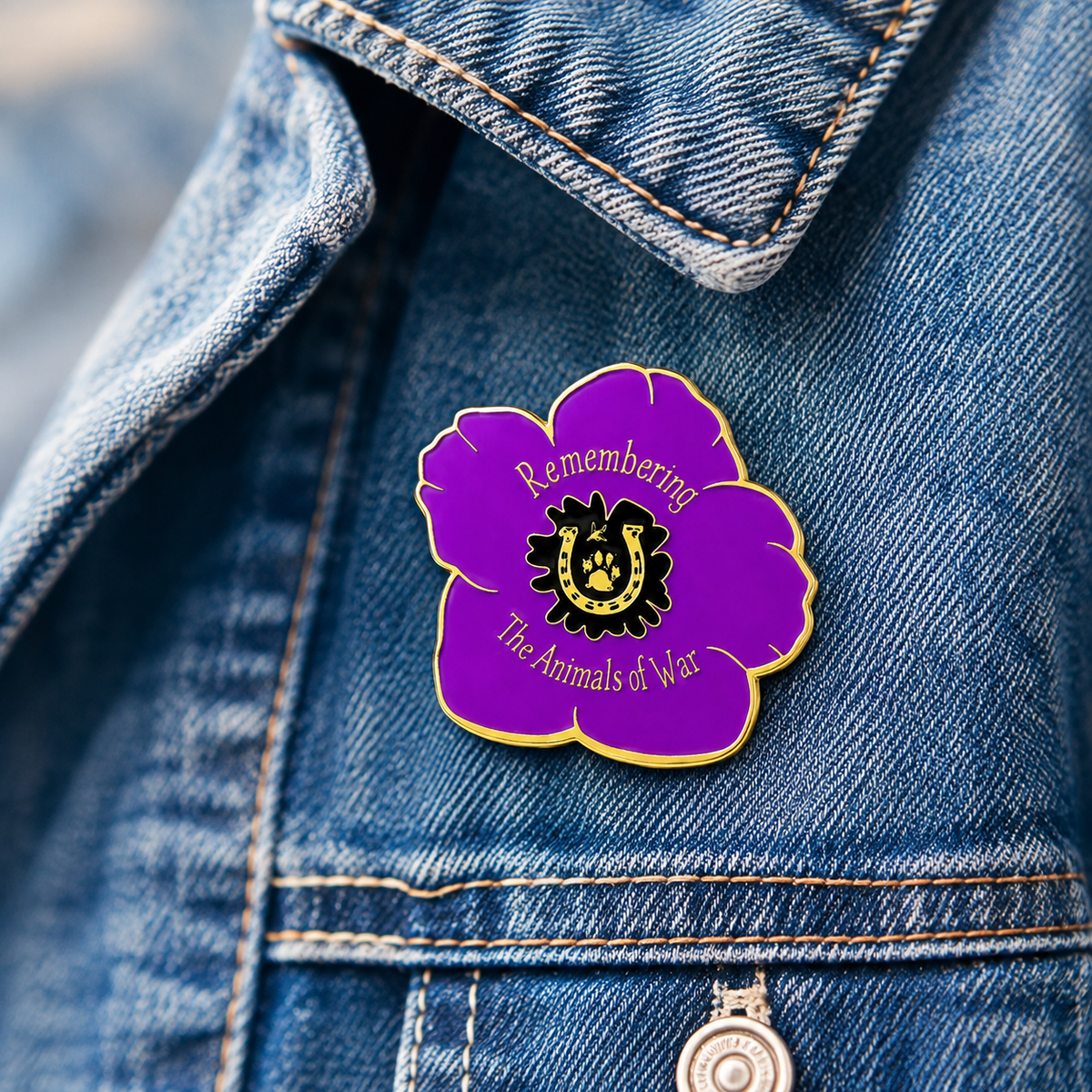 AnimalHeroes – The Animals Of War Remembrance Brooch