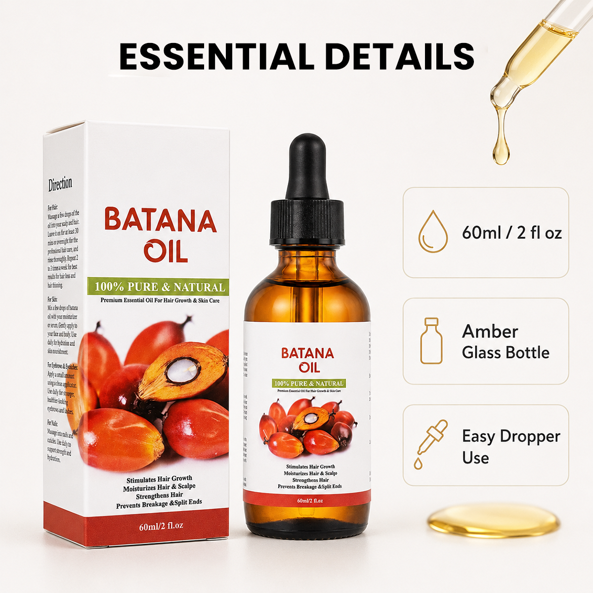 RootRadiance – Batana & Rosemary Hair Oil