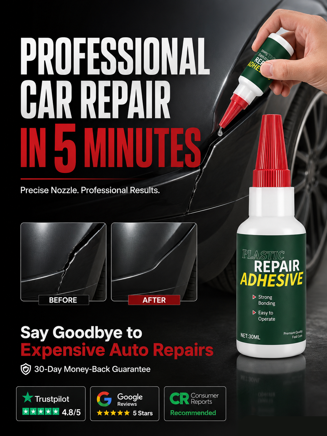 AutoFix – Strong Car Bumper Repair Adhesive