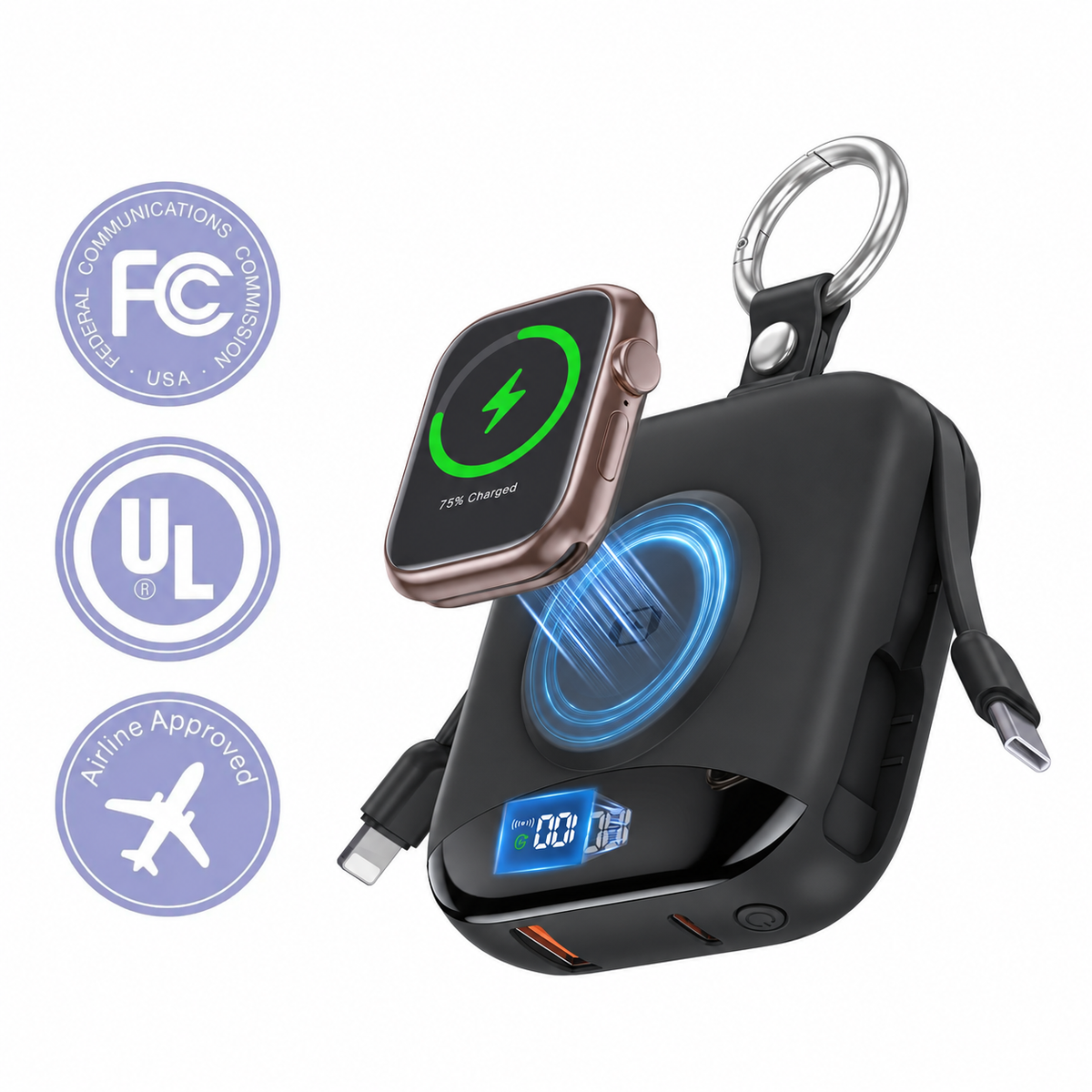 PowerLink – 10000mAh Keychain Charging Bank