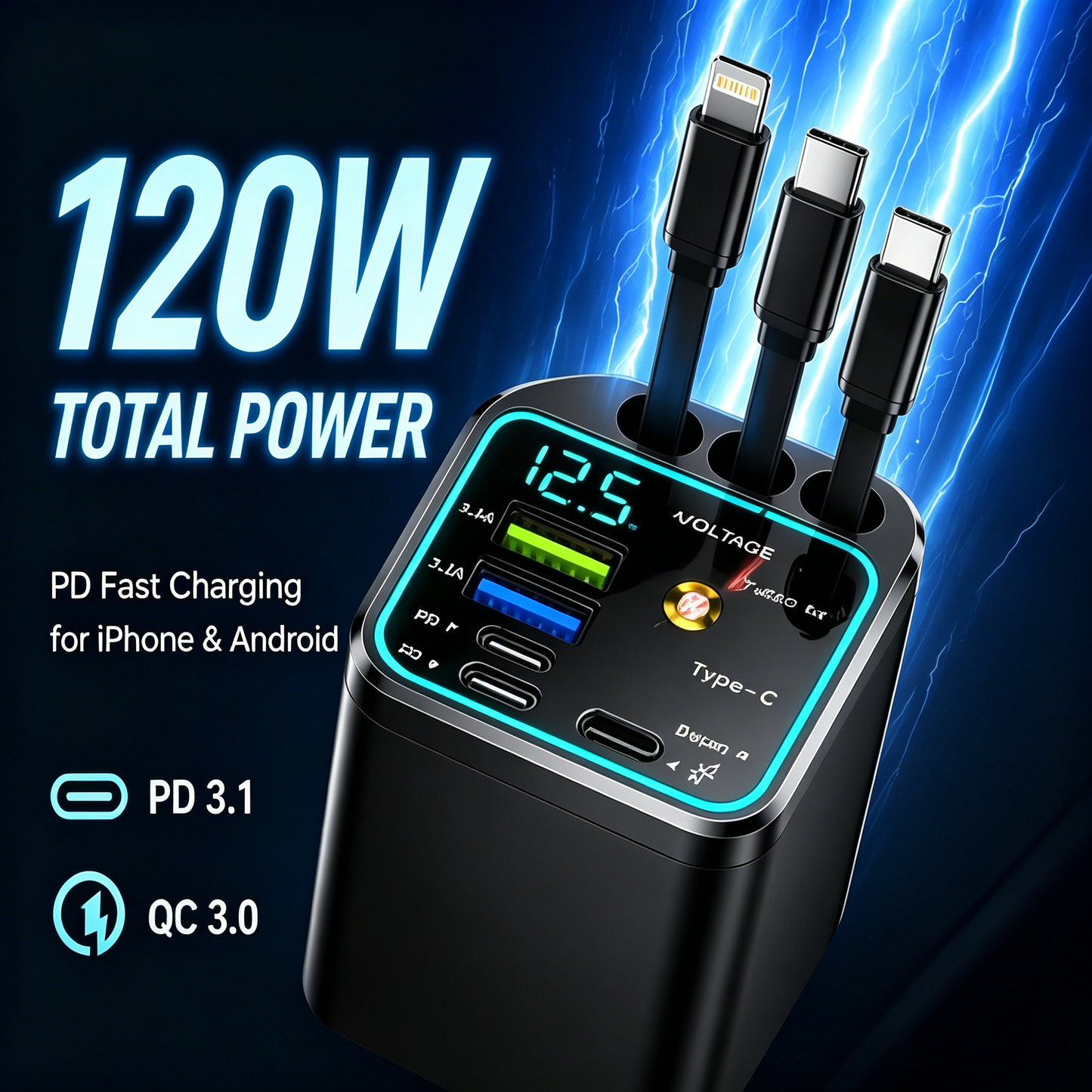 ChargeHub – Ultimate Wireless Power Station