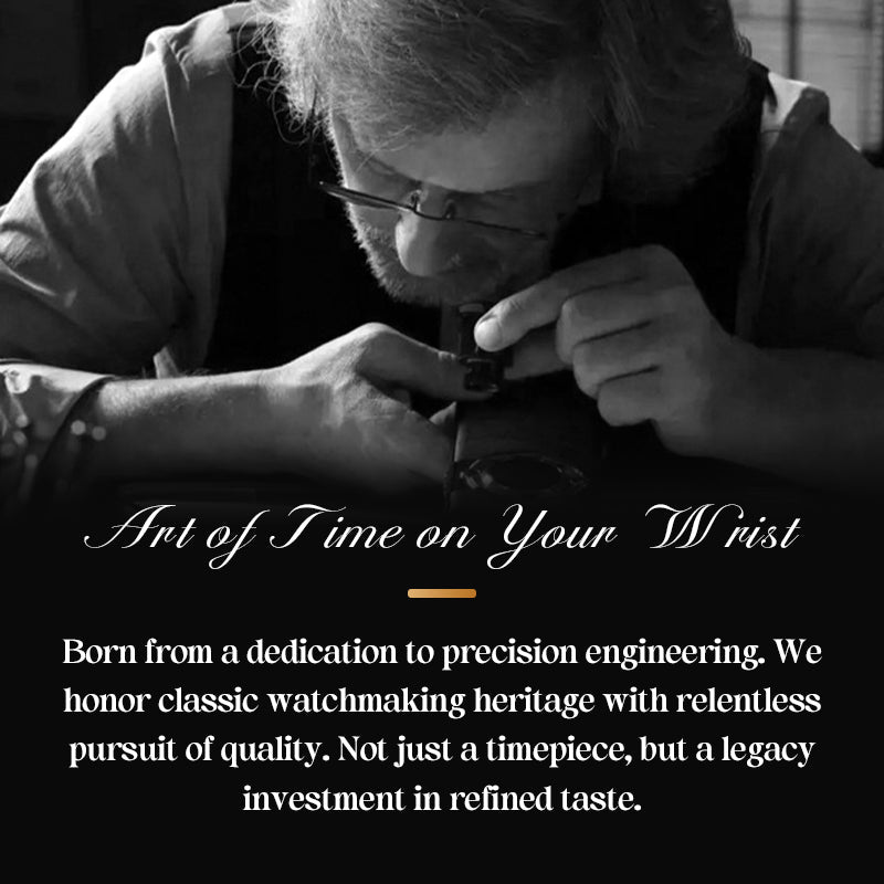 PrestigeHour – Men's Classic Waterproof Wristwatch