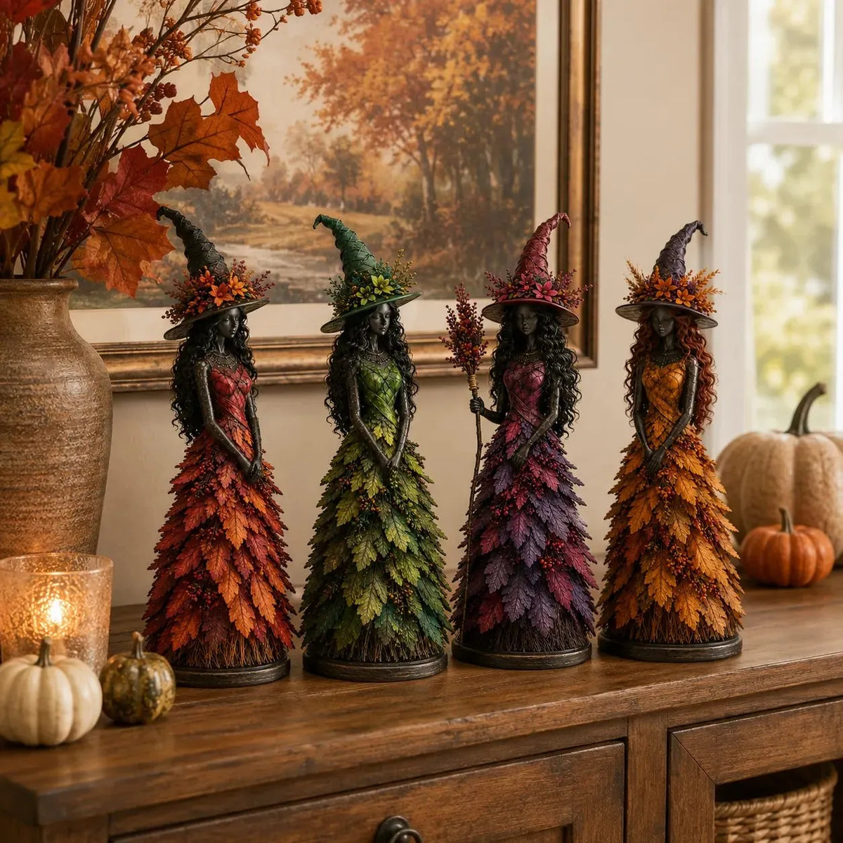 SpellHarvest – Enchanted Fall Witch Decor