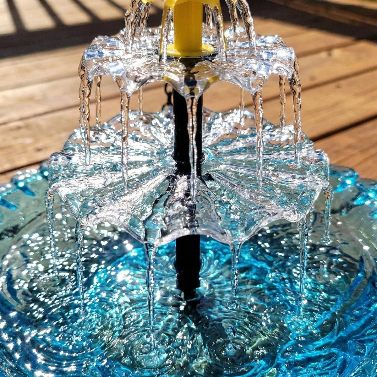 BirdOasis – Solar Hanging Cascade Fountain