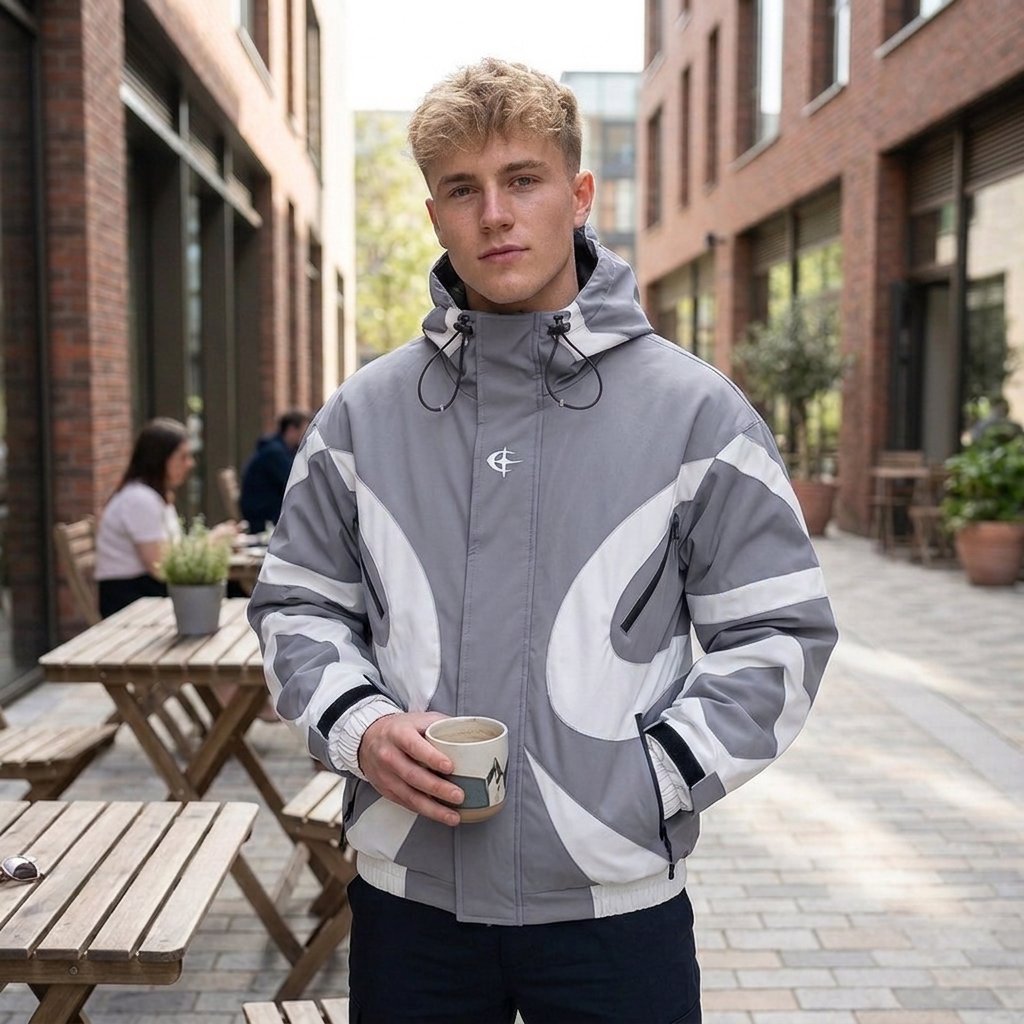 FluxGuard – Futuristic Urban Performance Windbreaker