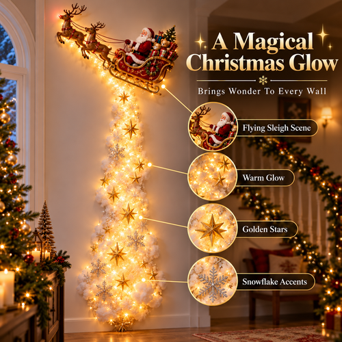 GlowHaven – Christmas Magic Trail Wall Light