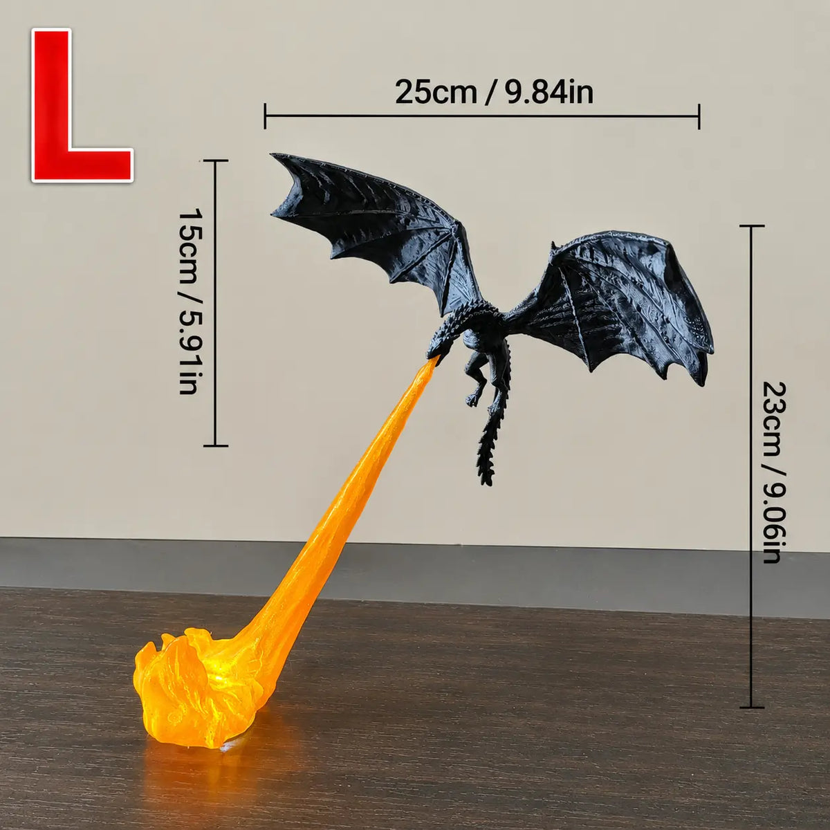 DragonGlow – 3D Fire-Breathing Dragon LED Display