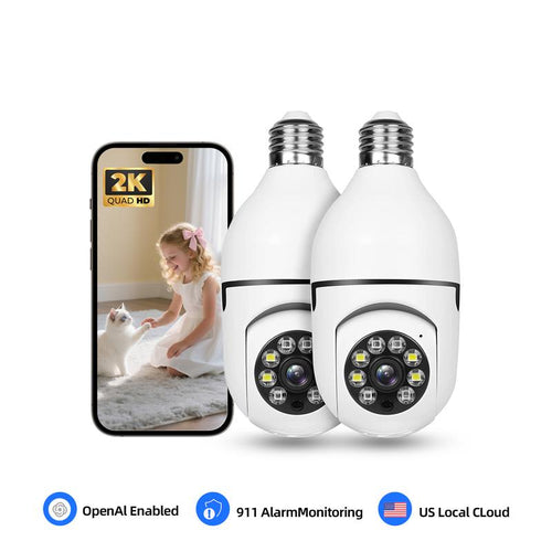LumiGuard – 1080P Smart Bulb Security Camera