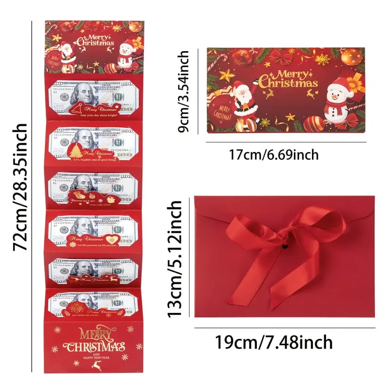 SantaSurprise – Foldable Christmas Cash Gift Wallet