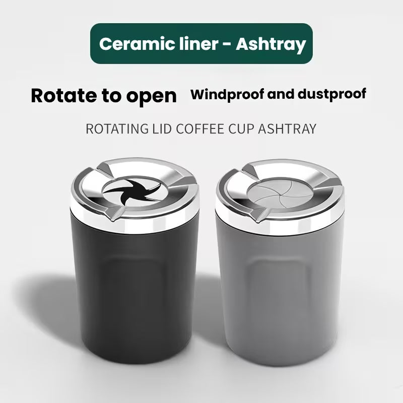 AshGuard – Twist-Lock Ceramic Car Ashtray