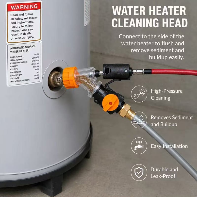 TankFlush – Manual Water Heater Cleaning Tool