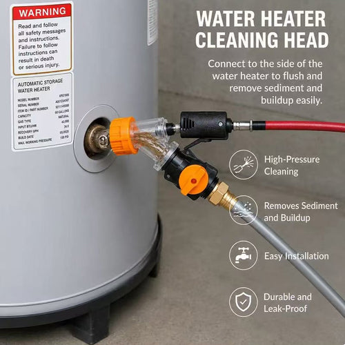 TankFlush – Manual Water Heater Cleaning Tool