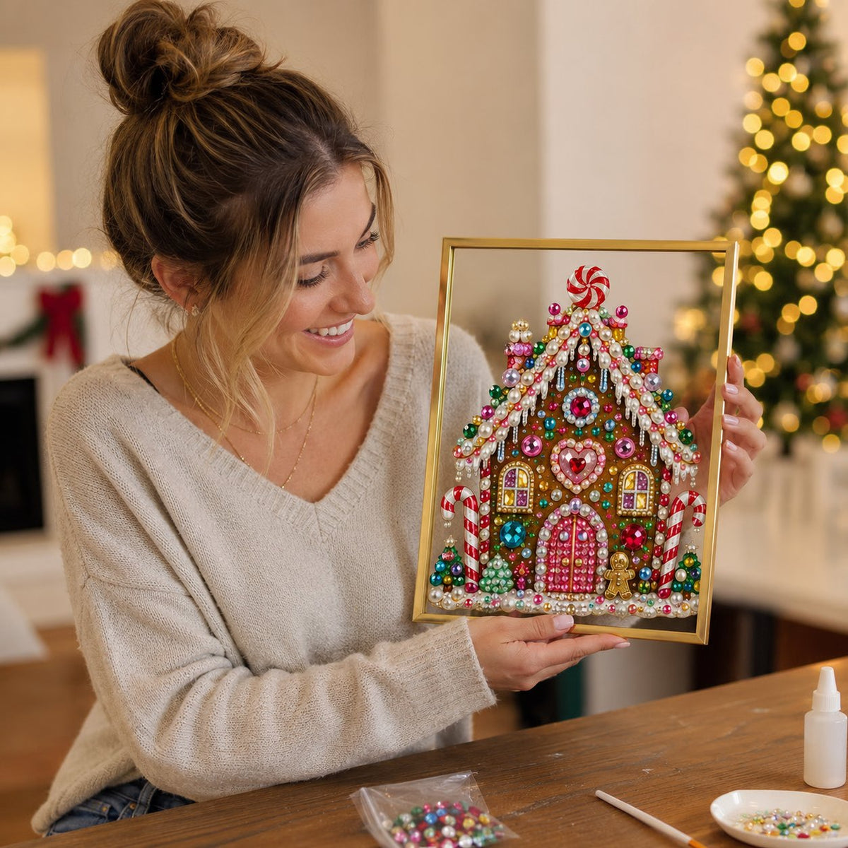 SparkleTree – Christmas Gem & Pearl Art Kit