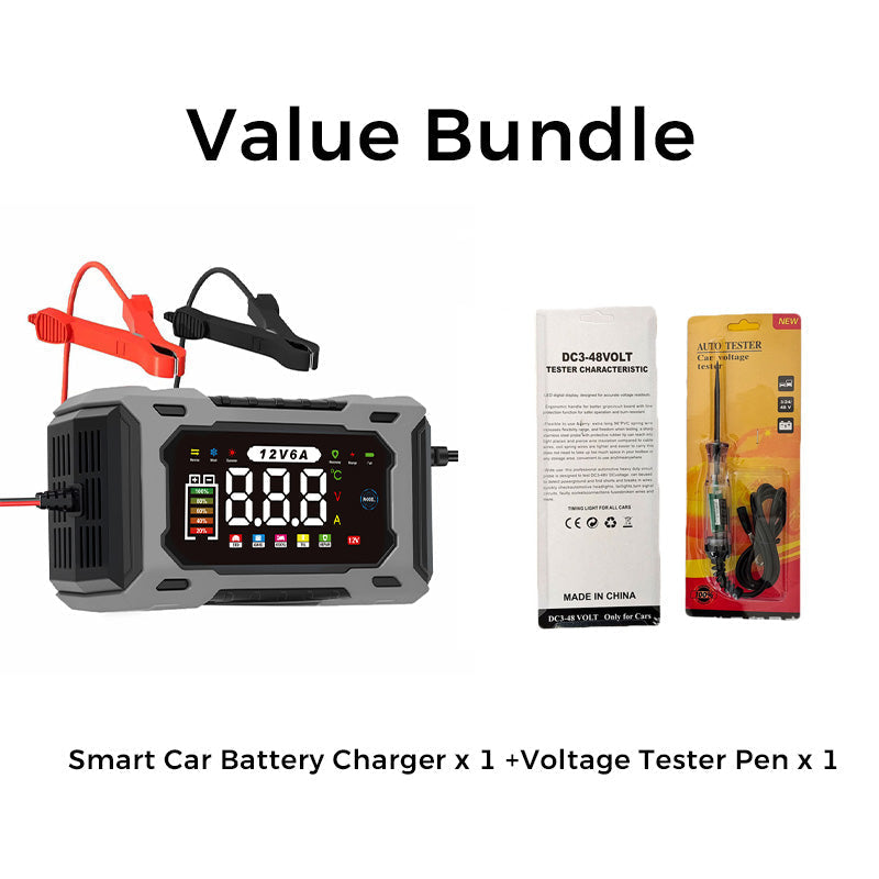 AutoVolt – 12V Smart Battery Charger & Repairer