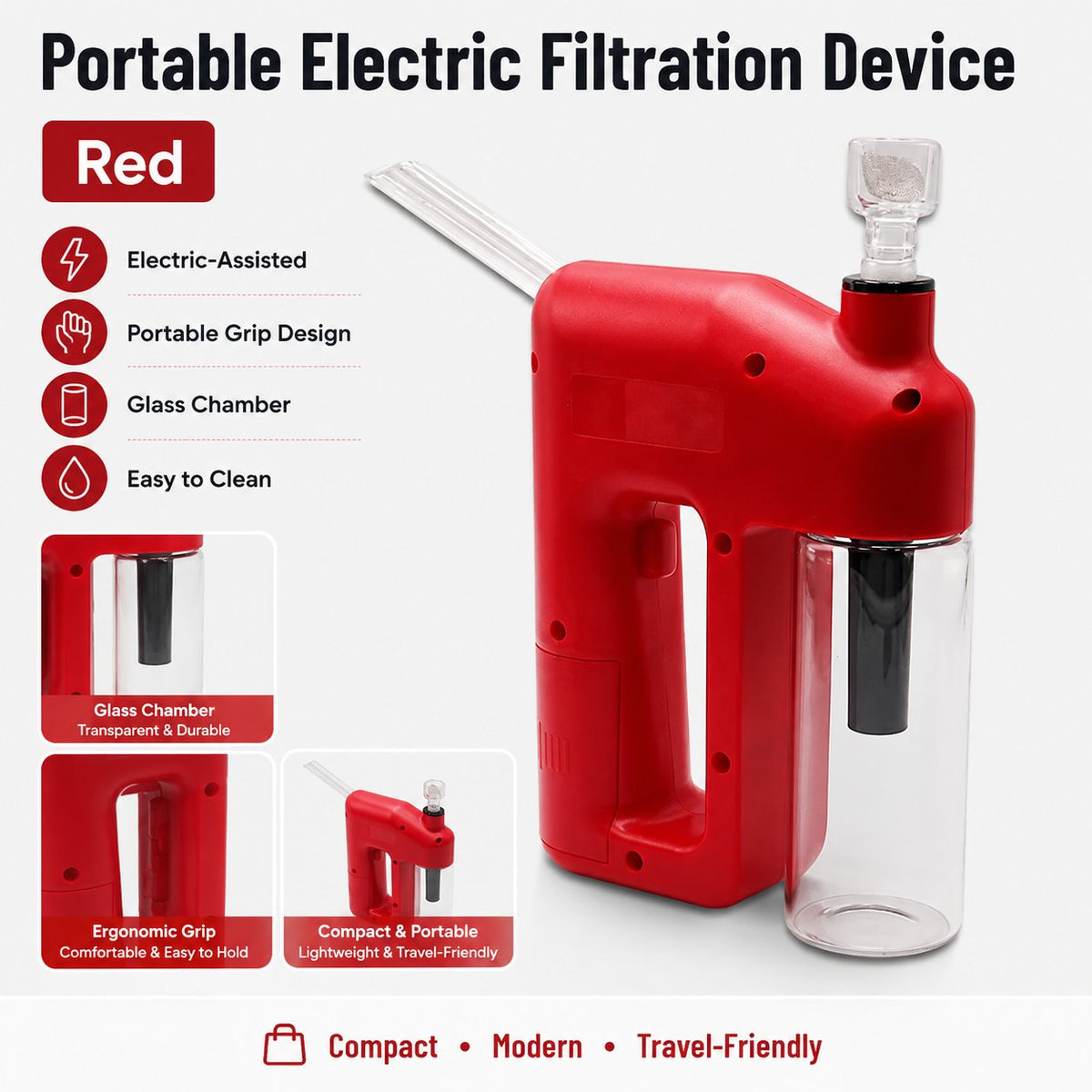 GlowVanta – Portable Handheld Electric Filtration Device