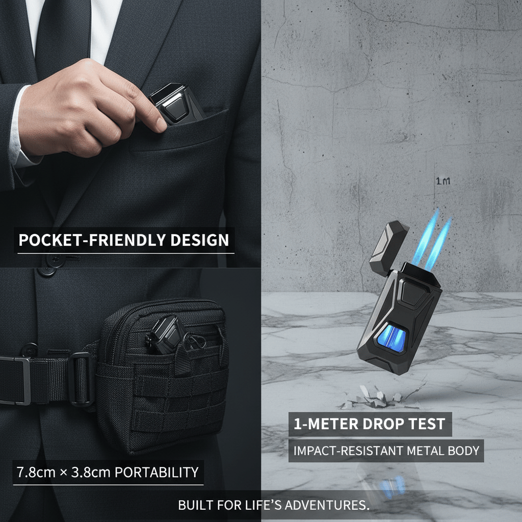 IgniteX – 3-in-1 Smart Flame Lighter