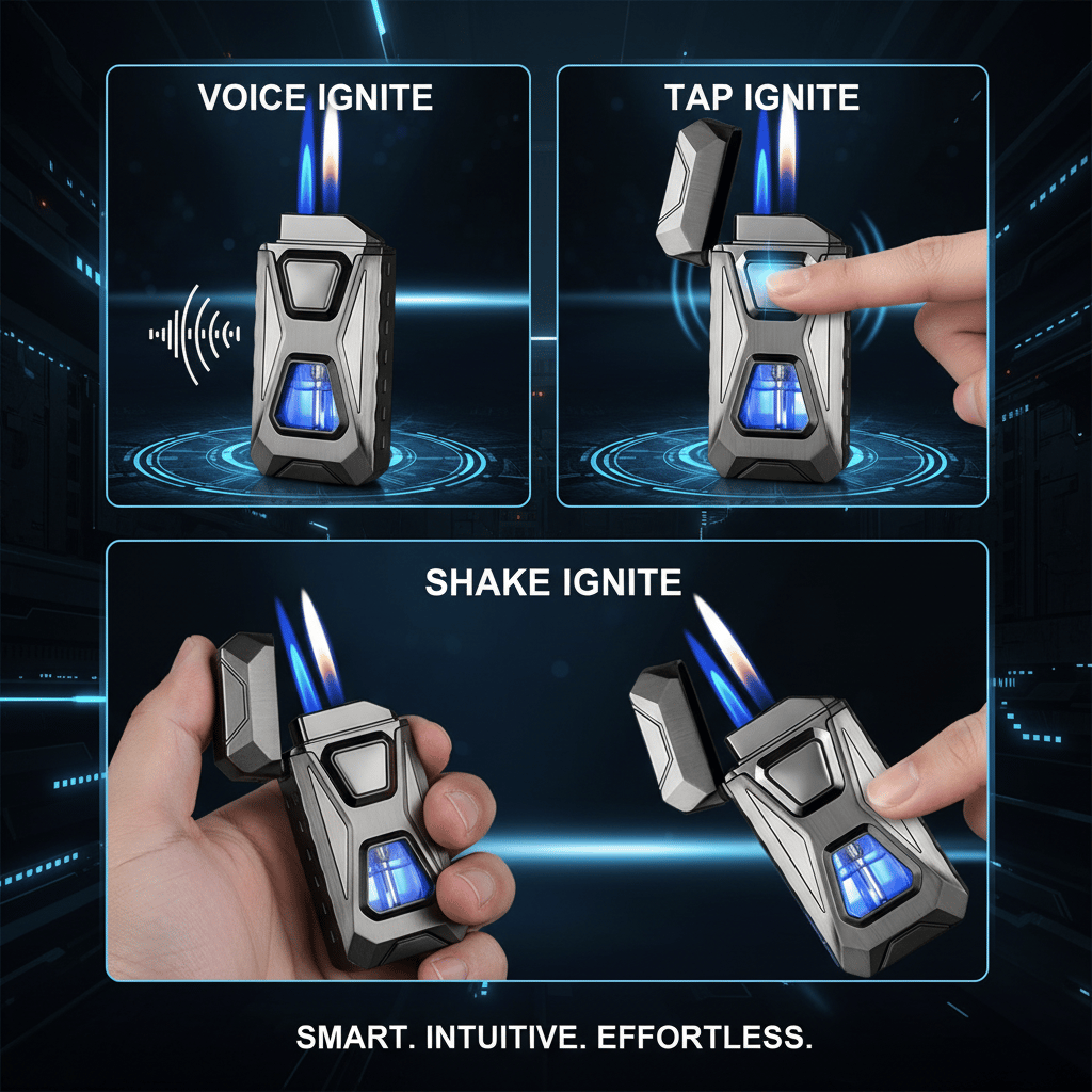 IgniteX – 3-in-1 Smart Flame Lighter