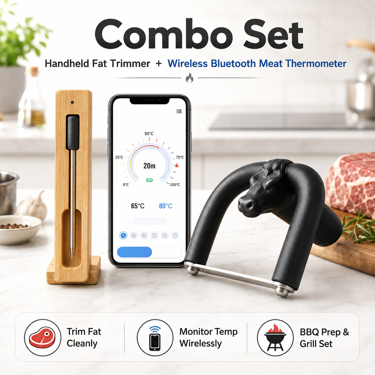 TriMora – Handheld Beef & Pork Fat Trimmer