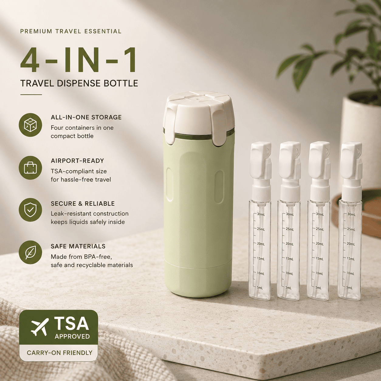 JetPack – Leakproof Travel Dispenser