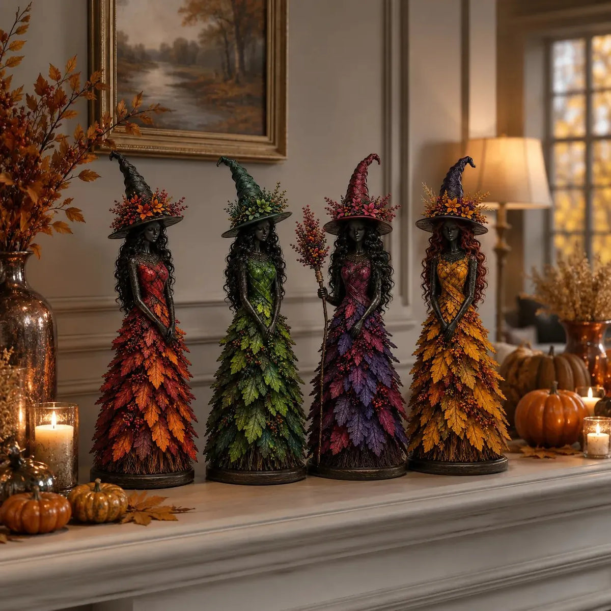 SpellHarvest – Enchanted Fall Witch Decor