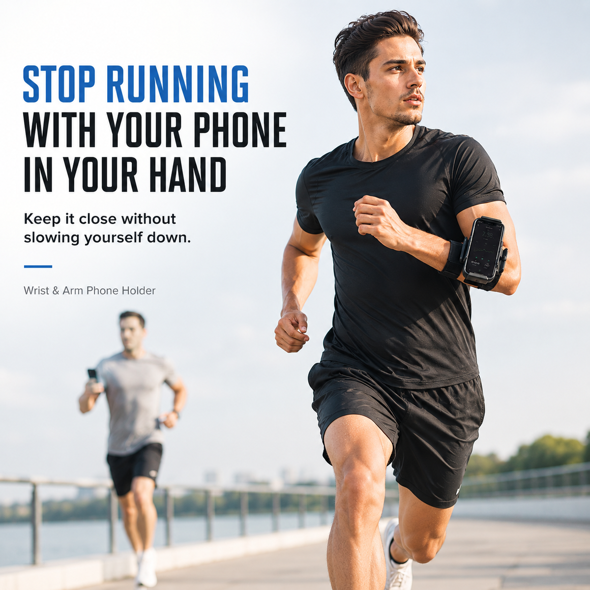 ArmLink – Hands-Free Rotating Workout Phone Holder
