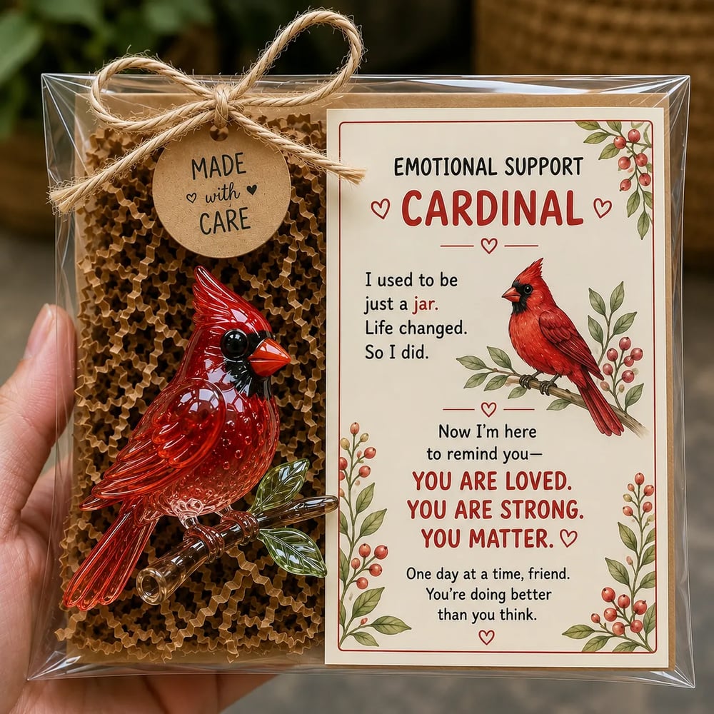 GentleHeart – Emotional Support Glass Keepsake