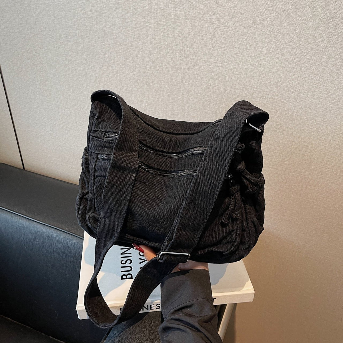 RusticCarry – Washed Canvas Shoulder Messenger Bag
