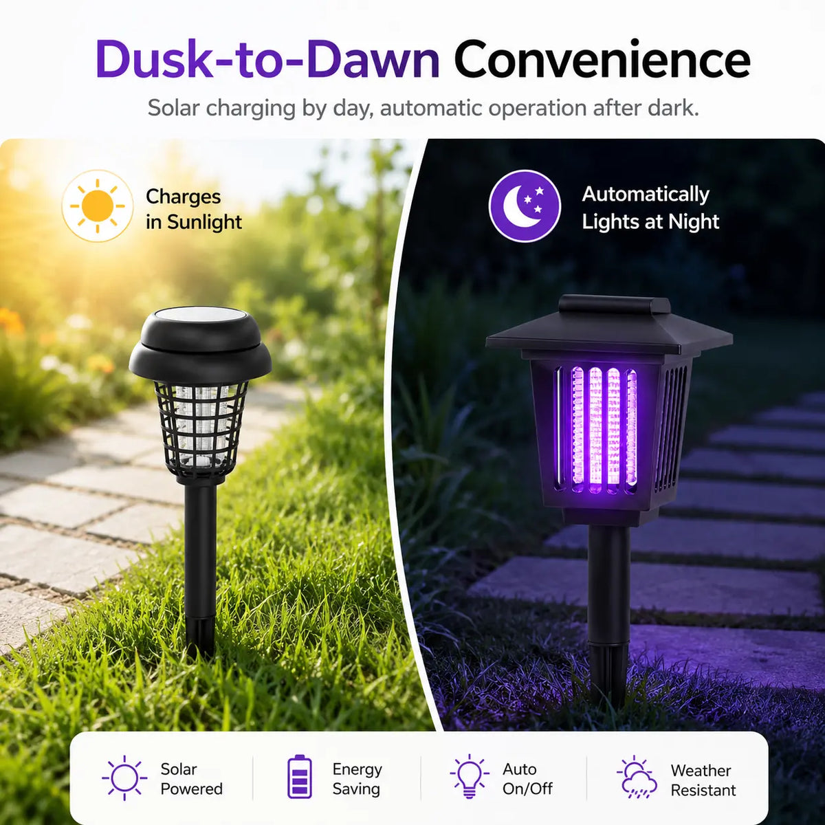 PestBeam – Solar Outdoor Insect Zapper Light