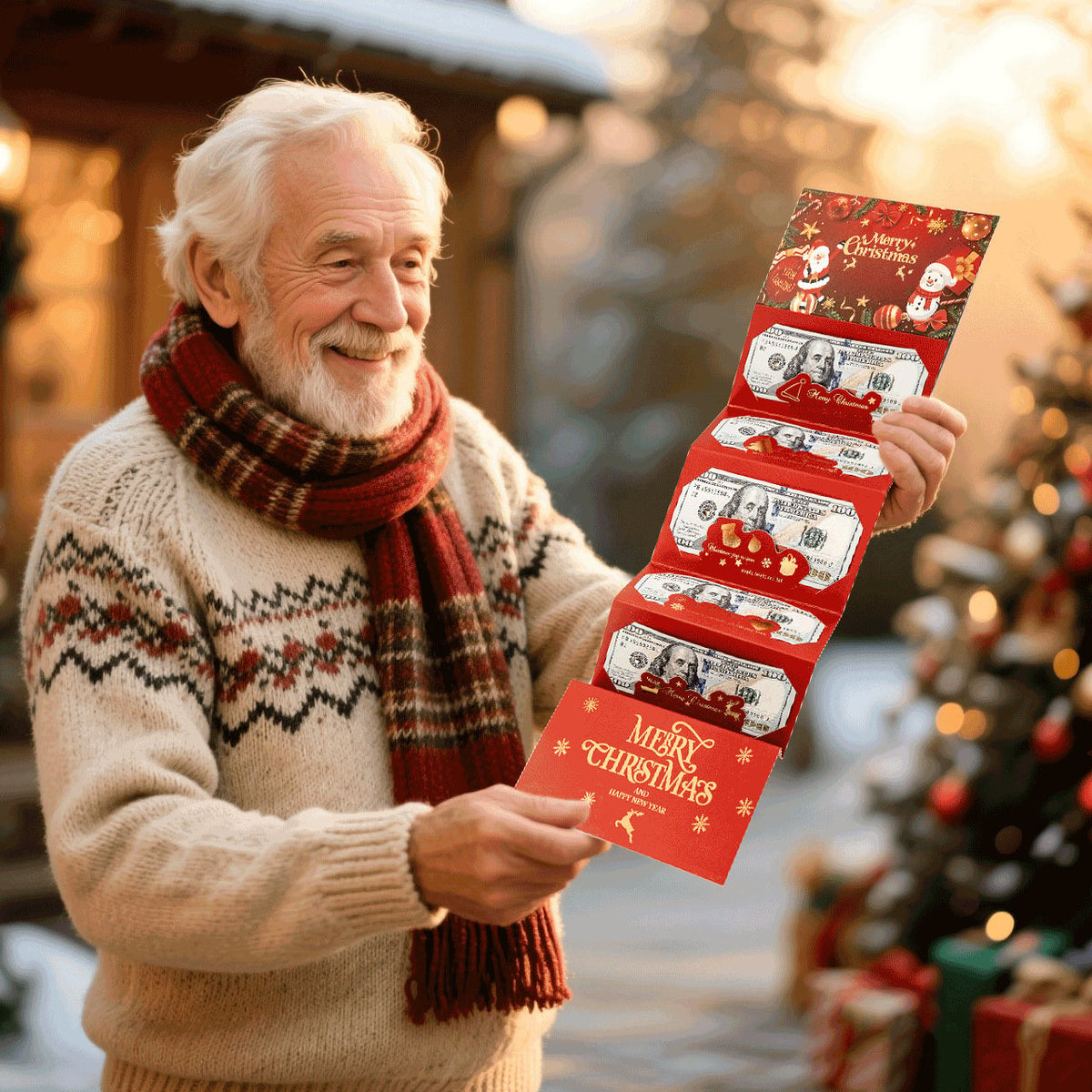 SantaSurprise – Foldable Christmas Cash Gift Wallet