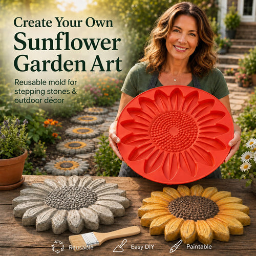 SunVera – Reusable Sunflower Garden Art Mold