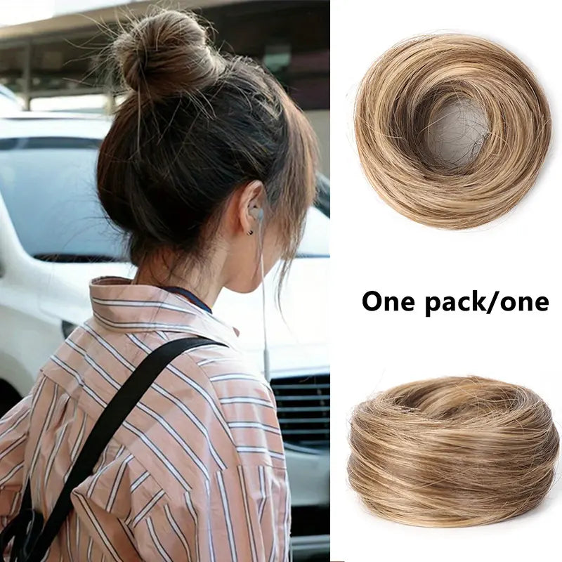 VelisseaCare – Curly Messy Bun Scrunchie Hair Extension