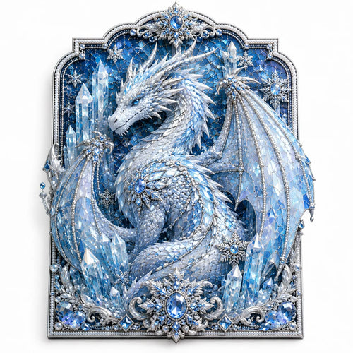 DragonCrest – 3D Fantasy Diamond Painting Kit