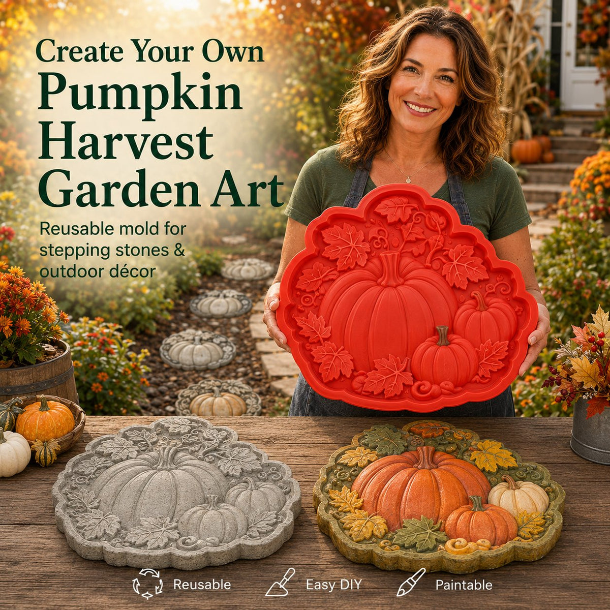 SunVera – Reusable Sunflower Garden Art Mold