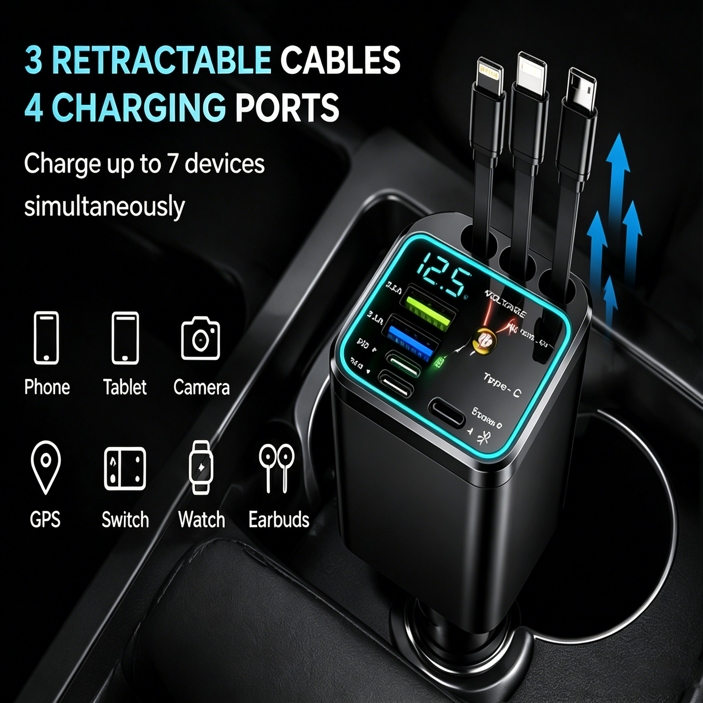 ChargeHub – Ultimate Wireless Power Station