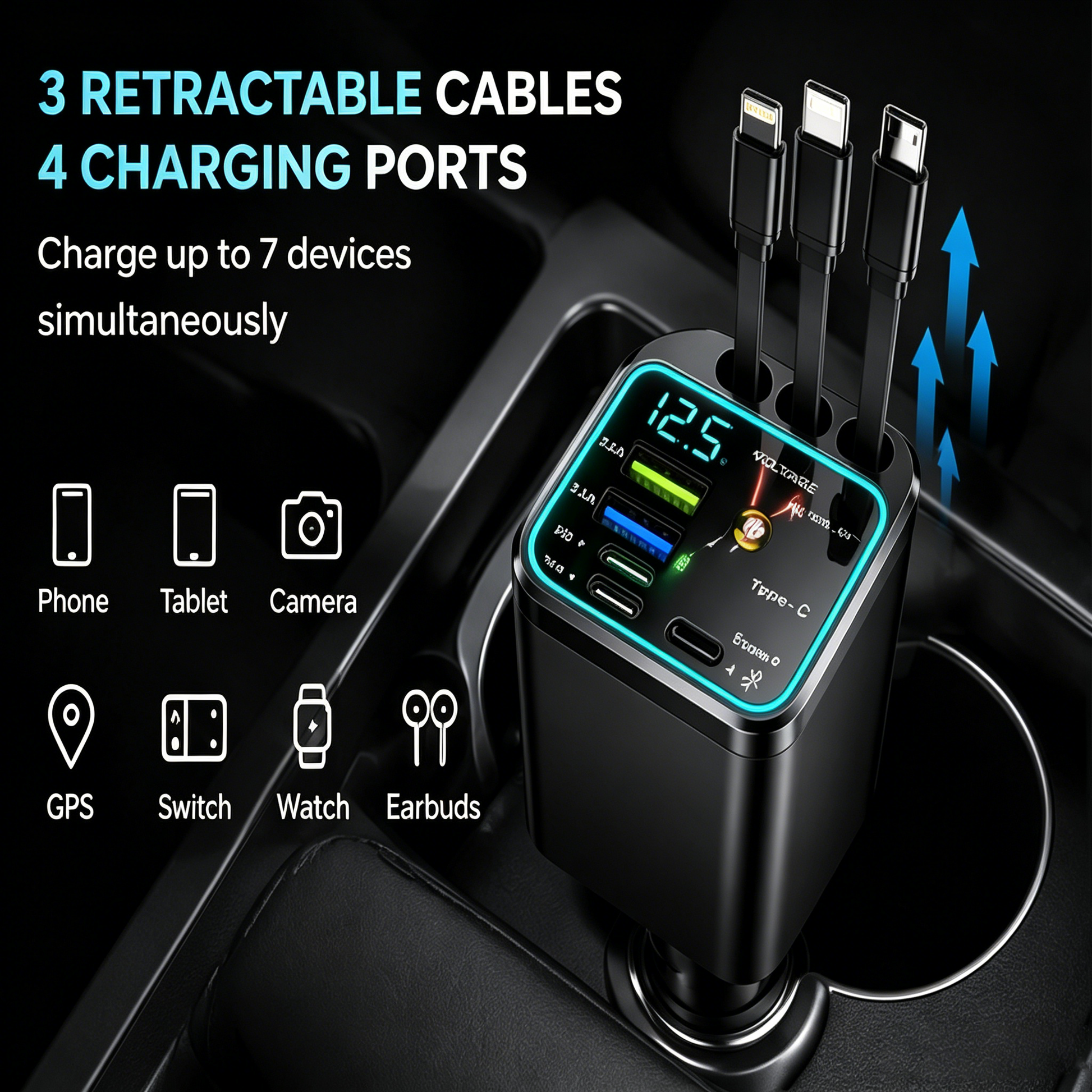 ChargeHub – Ultimate Wireless Power Station
