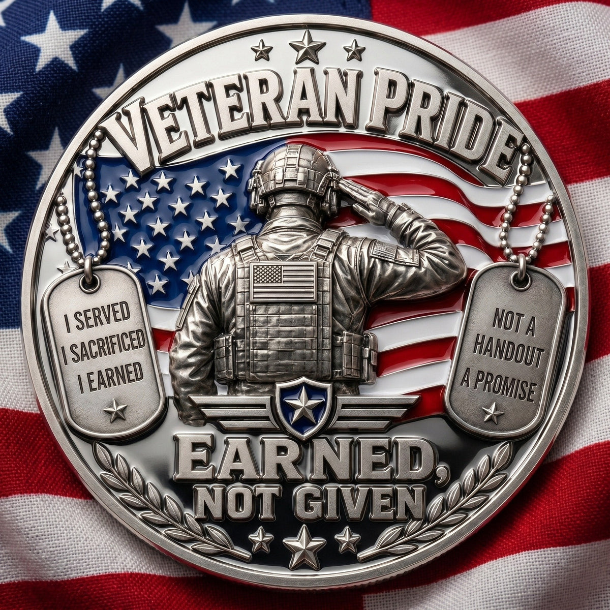 ❤️Last Day 50% OFF - 🏆DD-214 Veteran Pride Coin