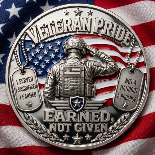 ❤️Last Day 50% OFF - 🏆DD-214 Veteran Pride Coin