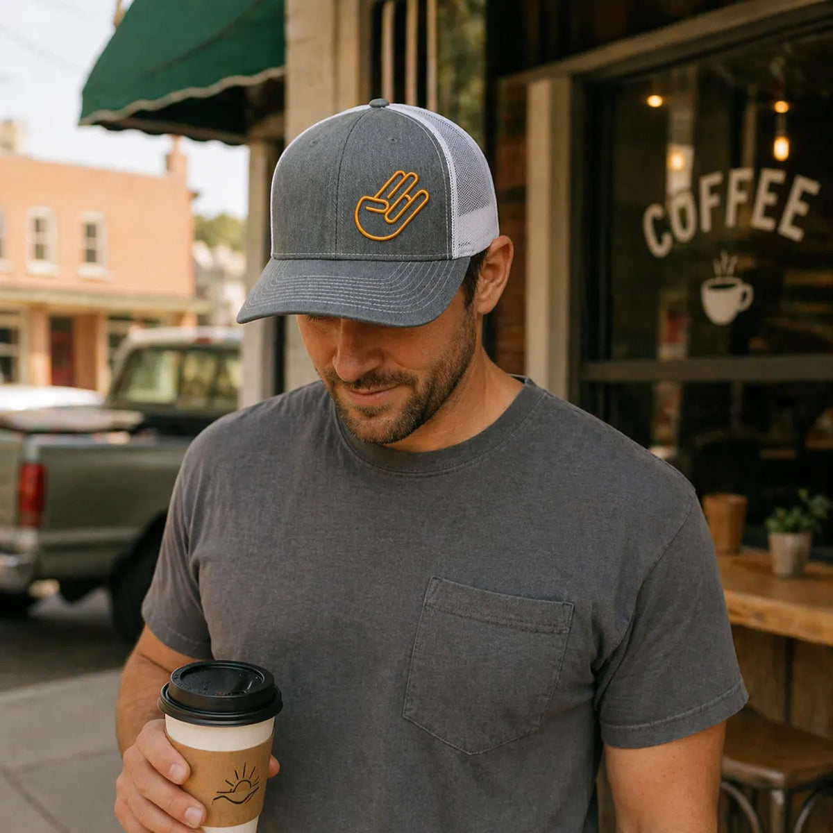 HiddenWink – Subtle Humor Embroidered Hat
