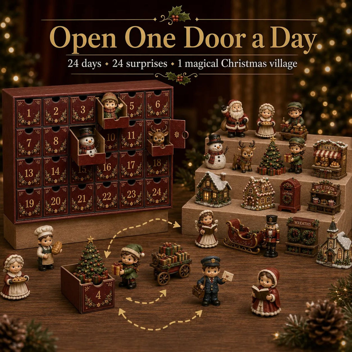 ChristmasCove – Magical Village Advent Calendar