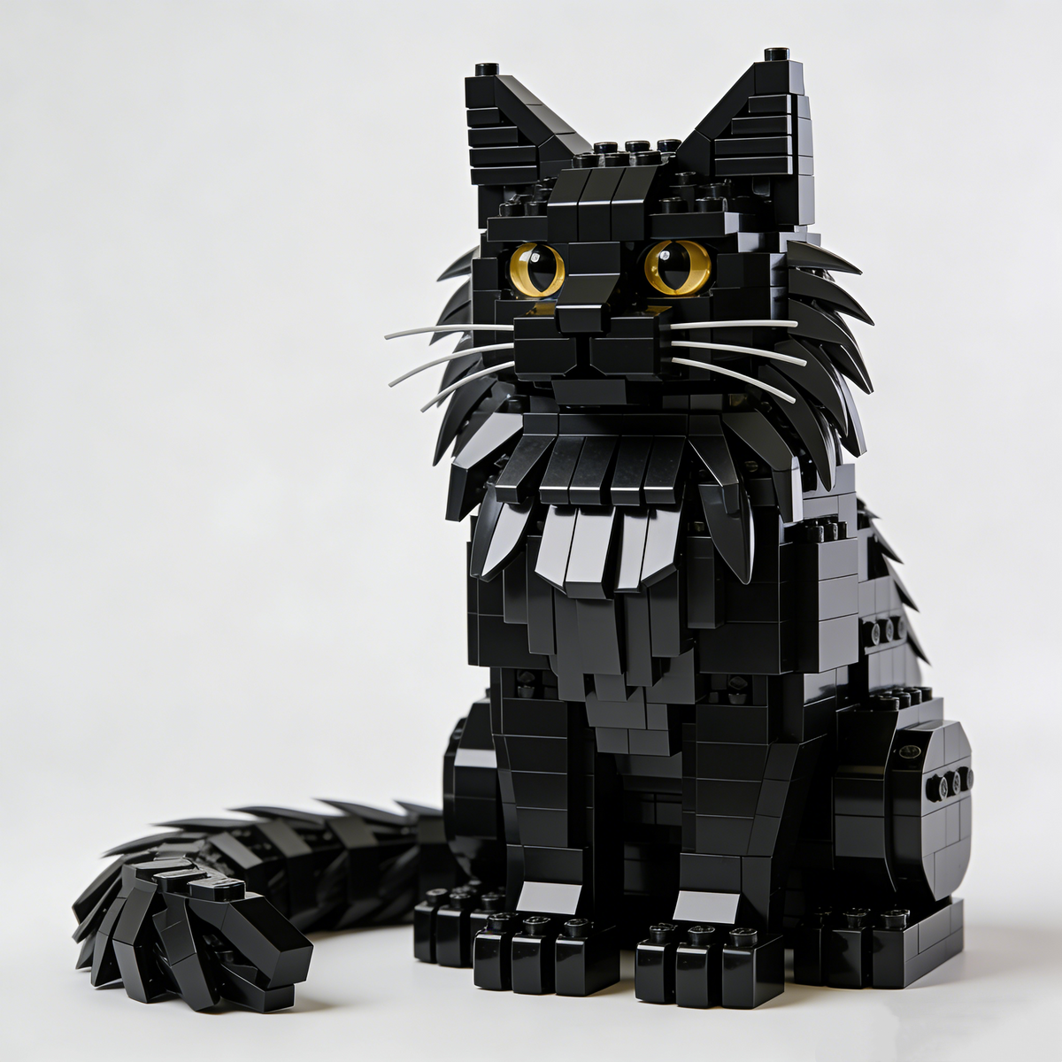PawCraft – Detailed Feline Brick Model Collection