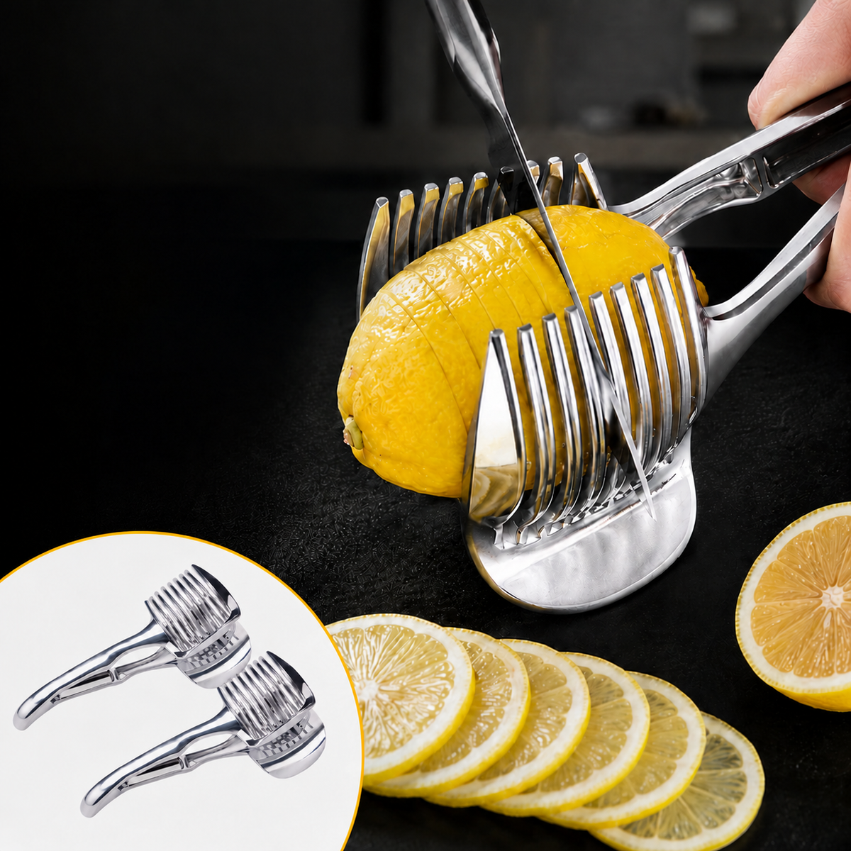 SlicePro – Safe & Precise Multi-Functional Food Slicer