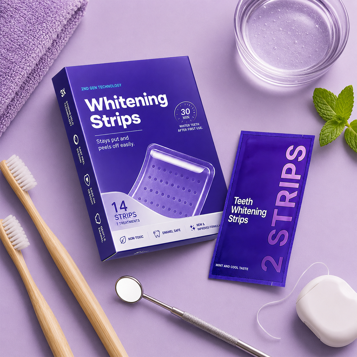 PearlVanta – Purple Tone PAP+ Whitening Strips