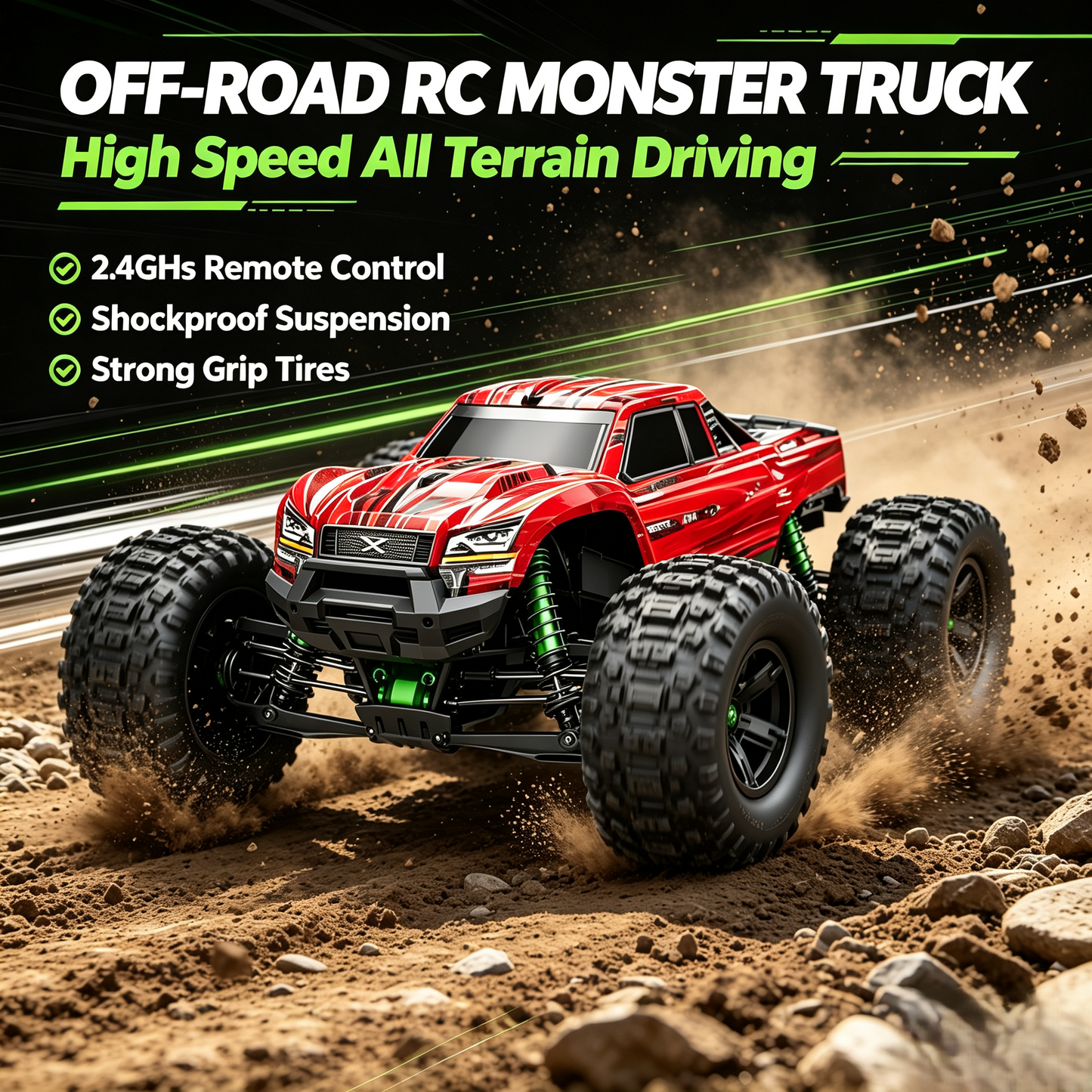 Rampage X8 – High-Speed RC Monster Truck