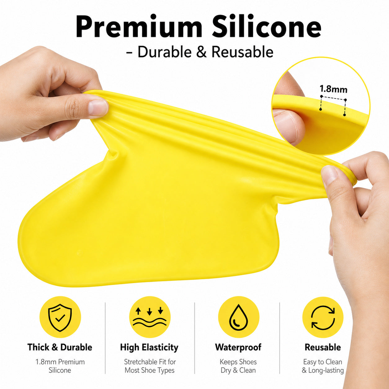 AquaStep – Non-Slip Rain Shoe Covers